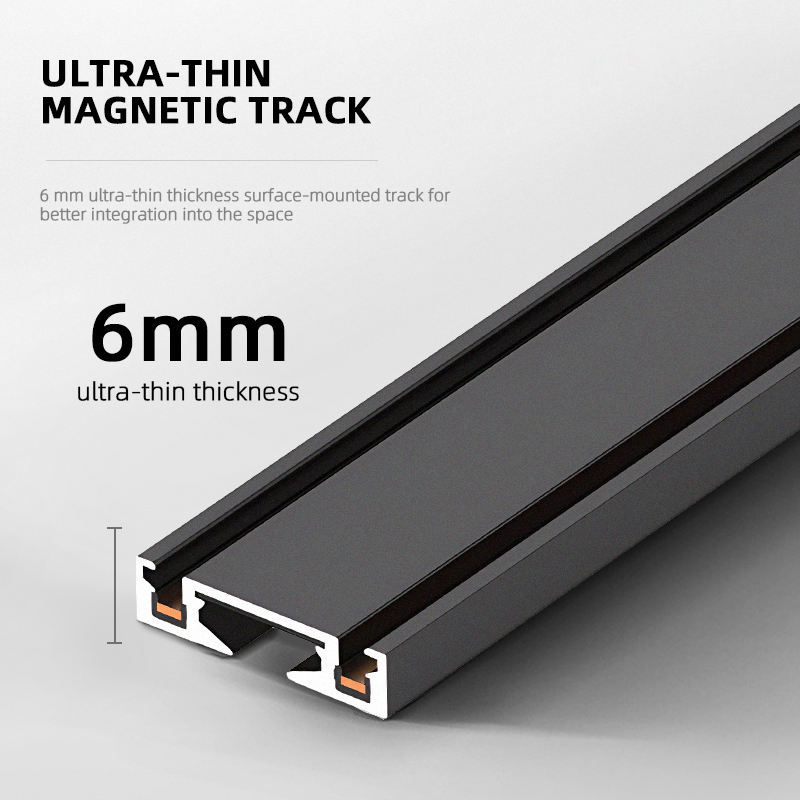 Outdoor Lighting Track - ST1 série 3CCT noir blanc Ultra