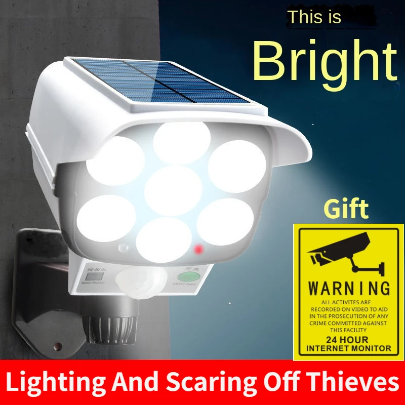 Outdoor Lighting Wireless - Lumière solaire extérieure capteur de mouvement