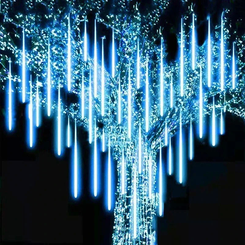 Outdoor Lighting Effects - Guirxiété Lumineuse Étanche Pluie de Météores,