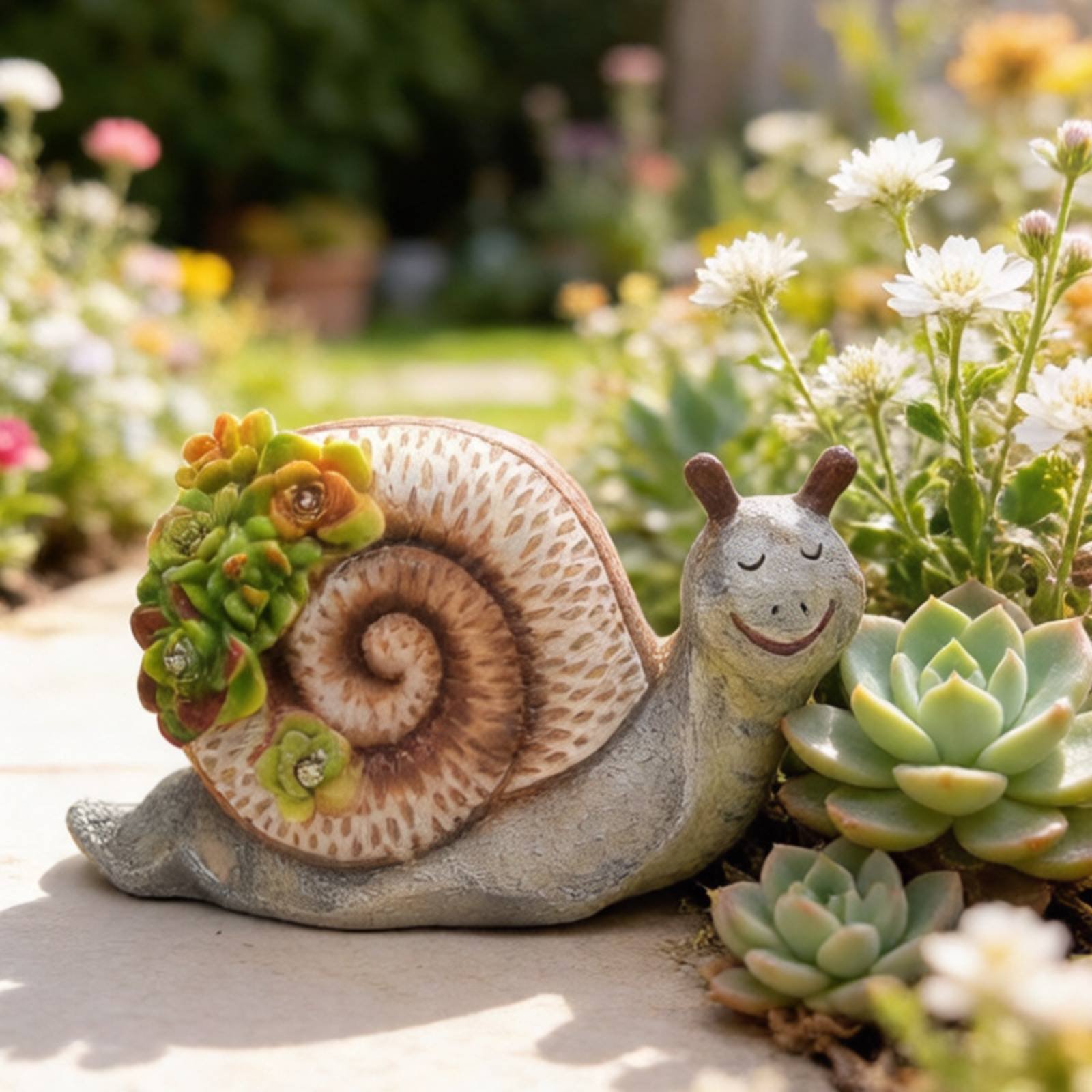 Outdoor Lighting Ip65 - Décoration d'escargot de dessin animé, statue