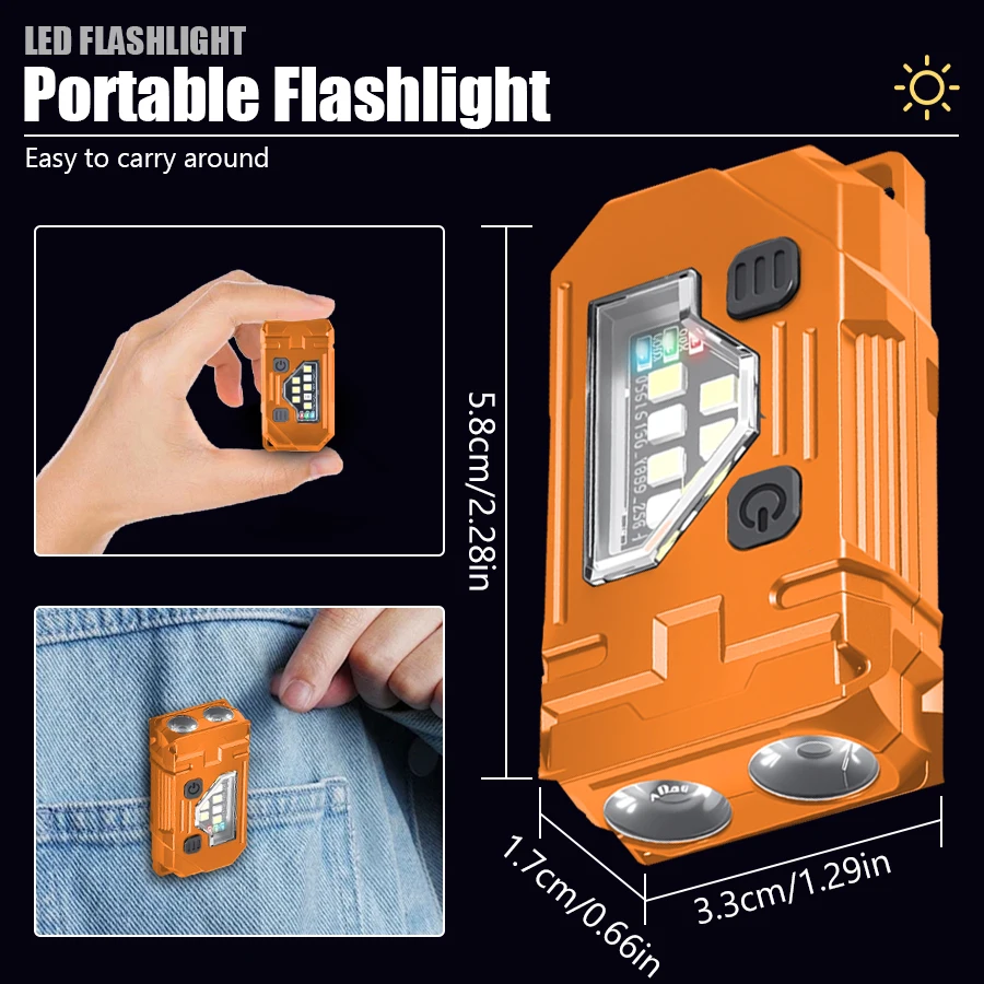 Mini porte-clés EDC lampe de p - Outdoor Lighting Black avis et prix