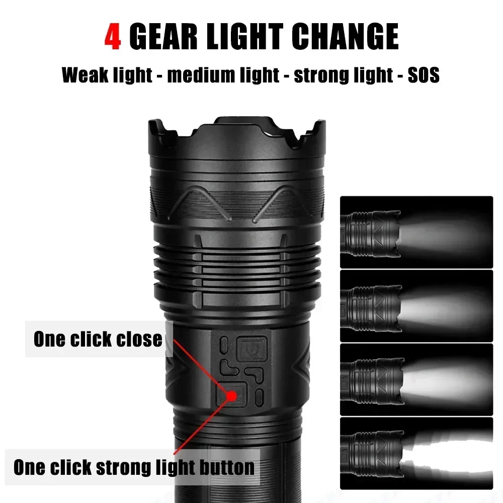 Lampe torche LED super lumineu - Outdoor Lighting Black avis et prix