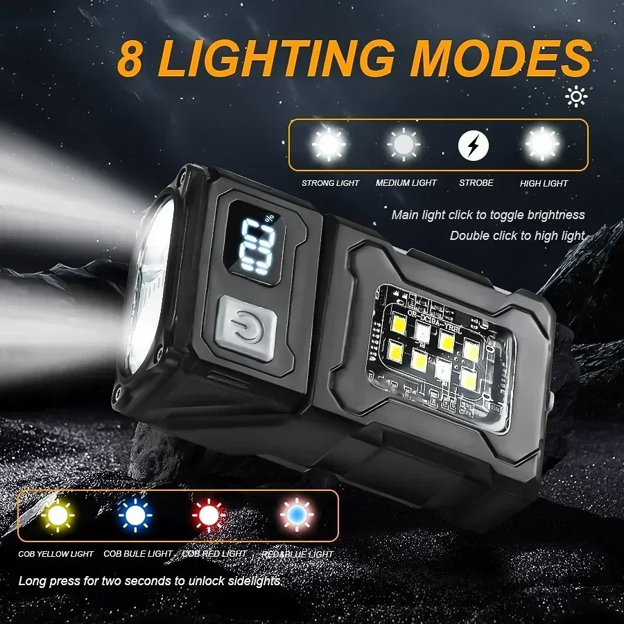 Mini lampe torche LED recharge - Outdoor Lighting Black avis et prix