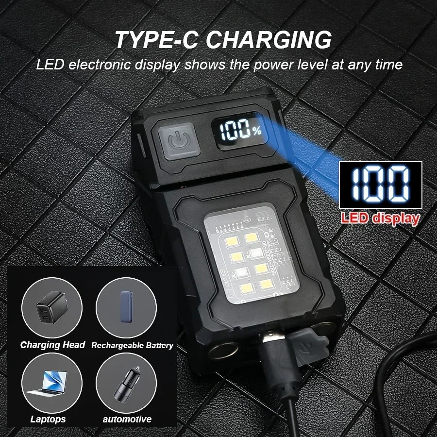 Mini lampe torche LED recharge - Outdoor Lighting Black avis et prix