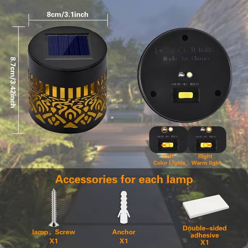 Lot de 2 lampes solaires de ja - Outdoor Lighting Ip65 avis et prix