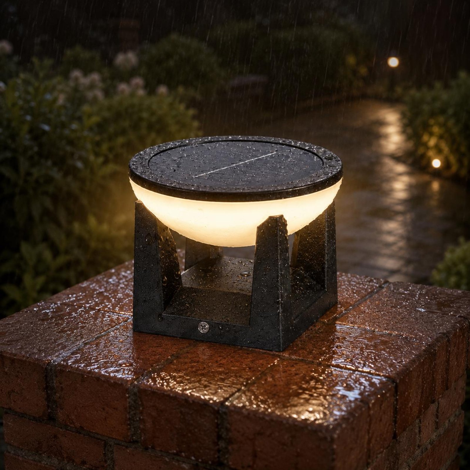 Lampe solaire pour poteau, fac - Outdoor Lighting Ip65 avis et prix