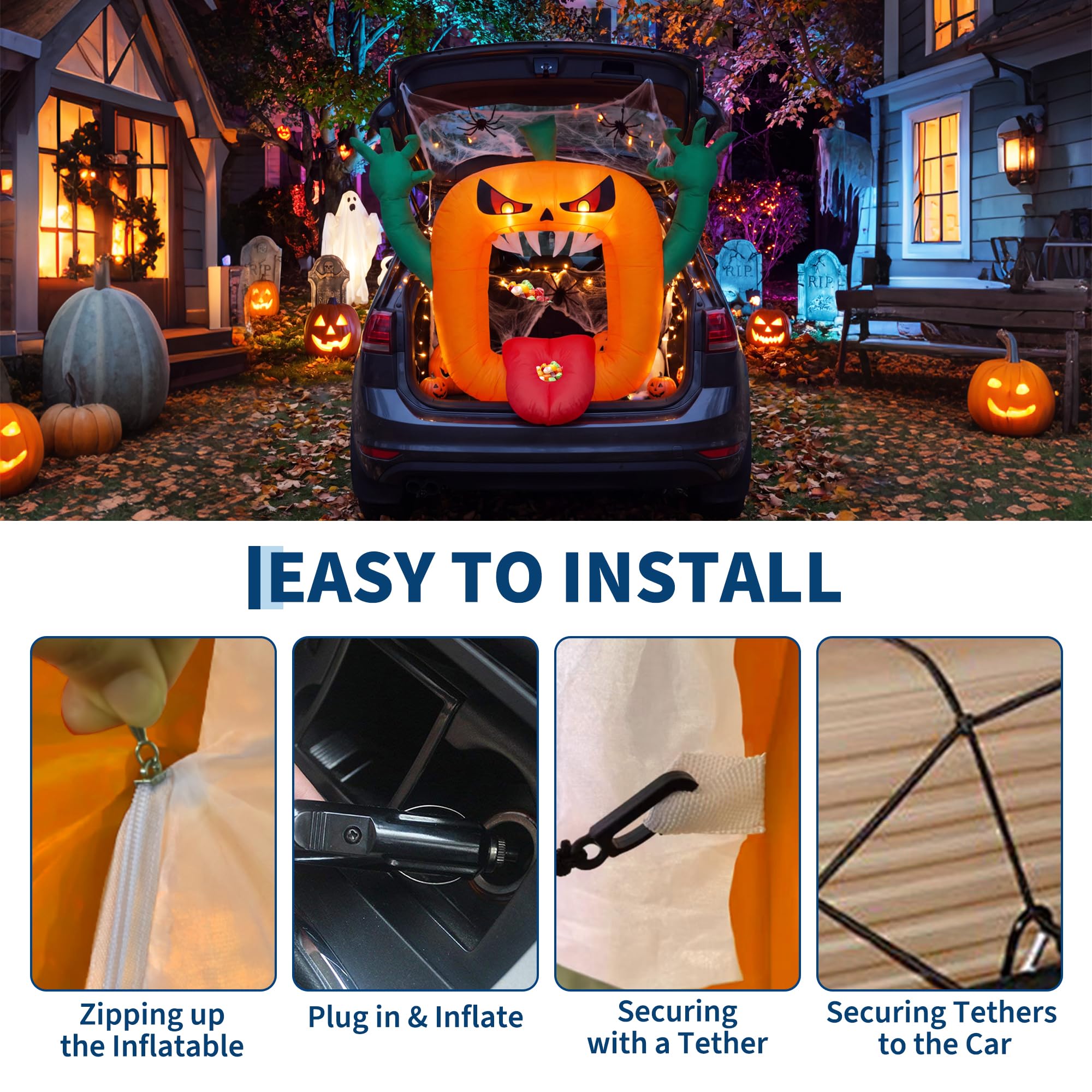 Décoration gonflable d’Hallowe - Outdoor Lighting Effects avis et prix