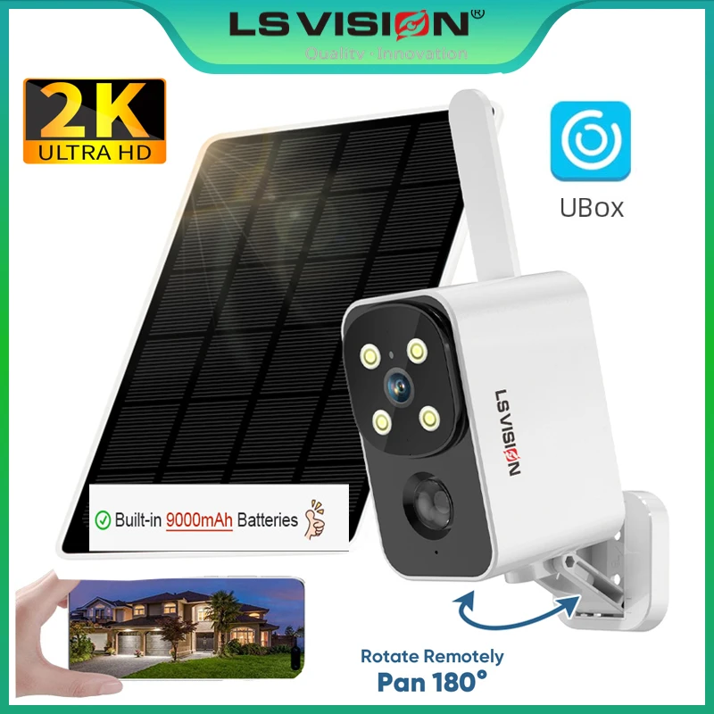 LS VISION caméra solaire extér - Outdoor Lighting Wireless avis et prix