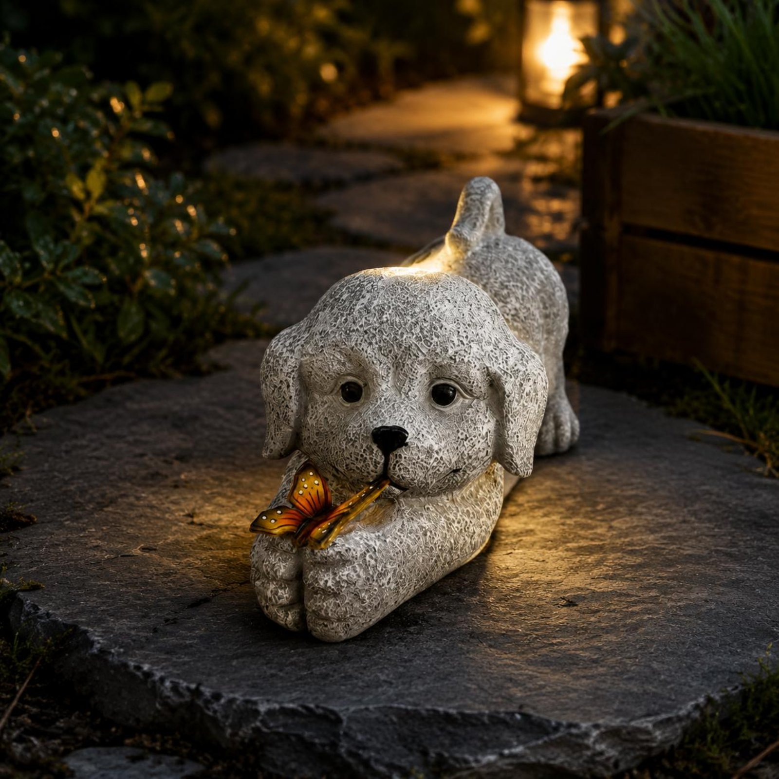 Statue de chien solaire en rés - Outdoor Lighting Ip65 avis et prix