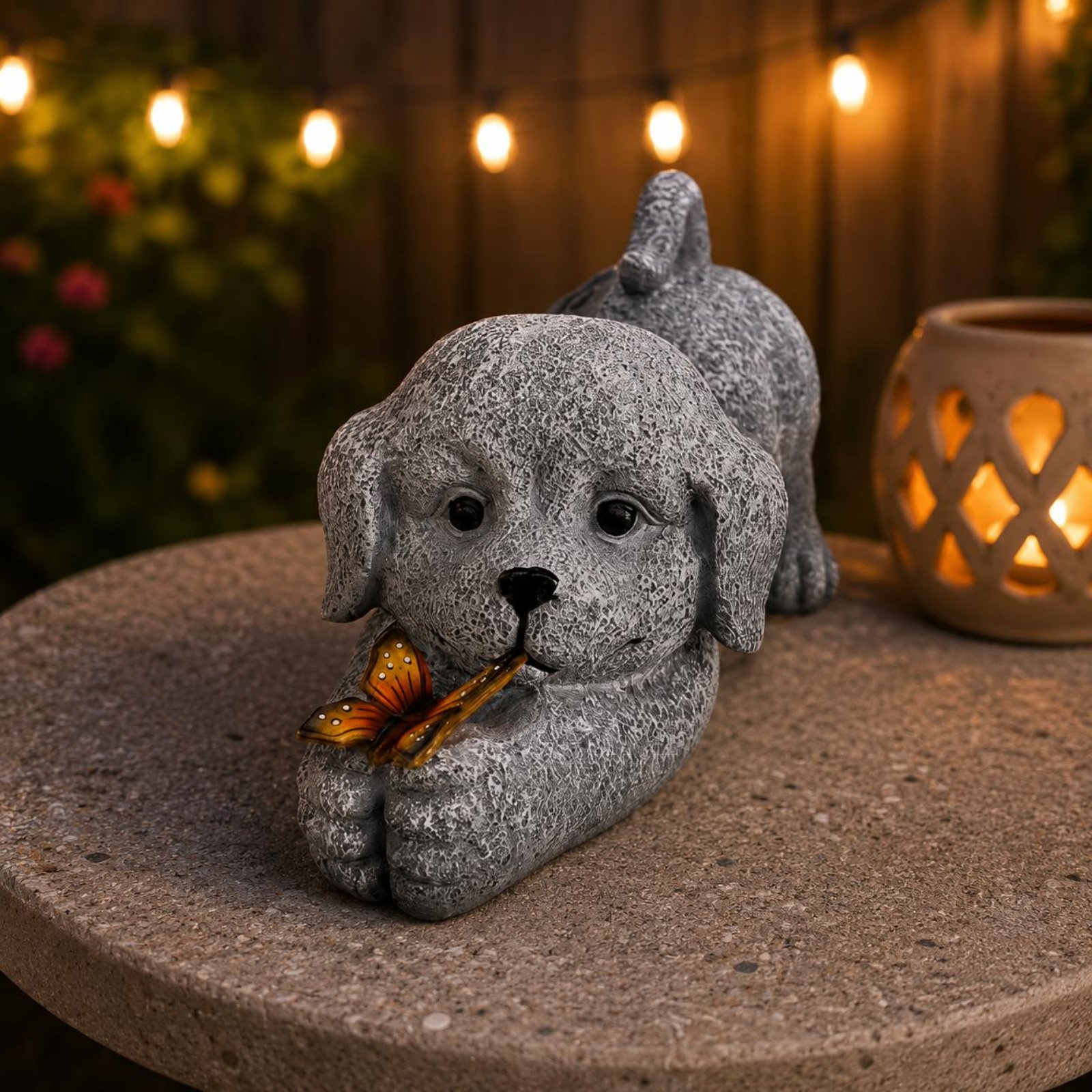 Statue de chien solaire en rés - Outdoor Lighting Ip65 avis et prix