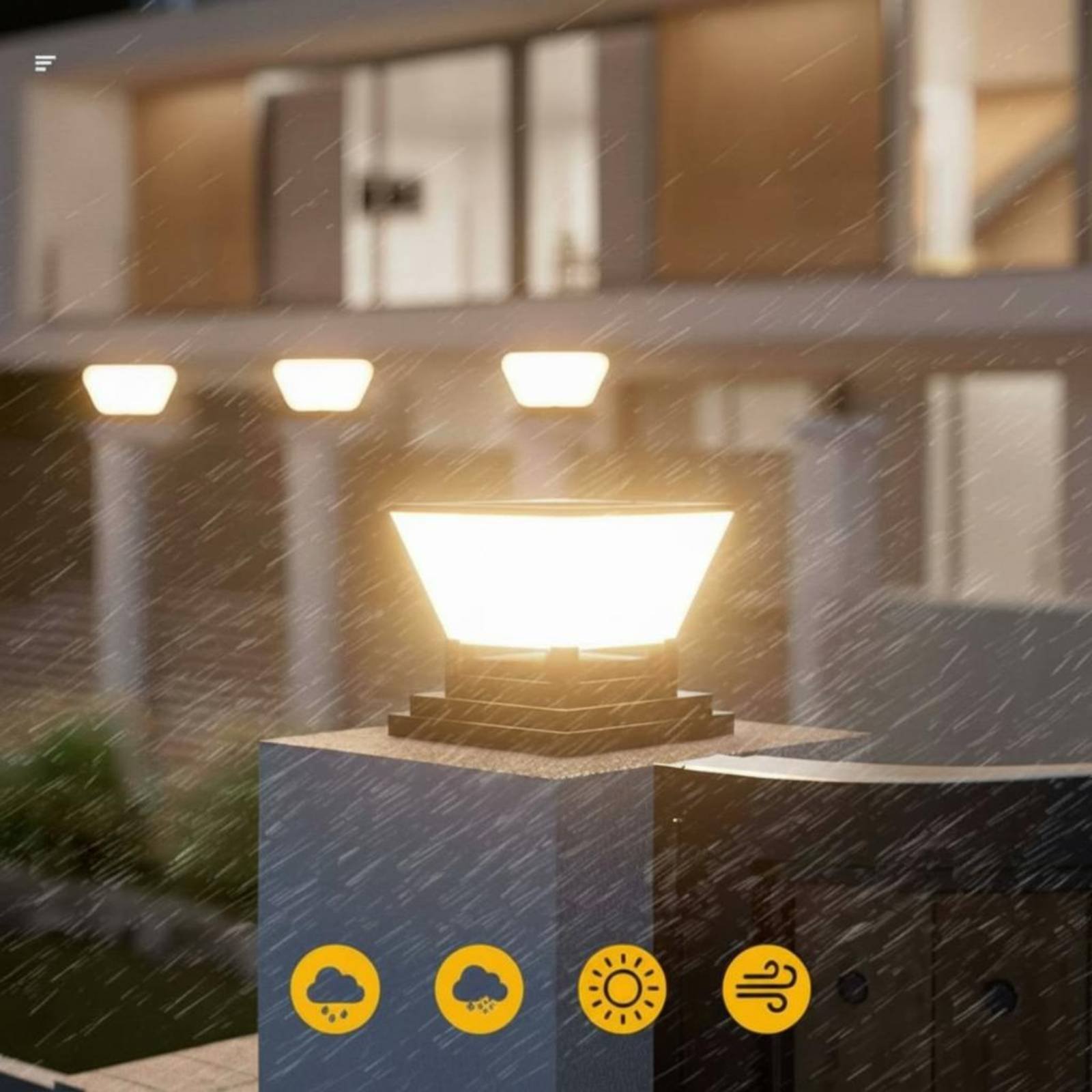 Lampe solaire pour poteau, rés - Outdoor Lighting Ip65 avis et prix