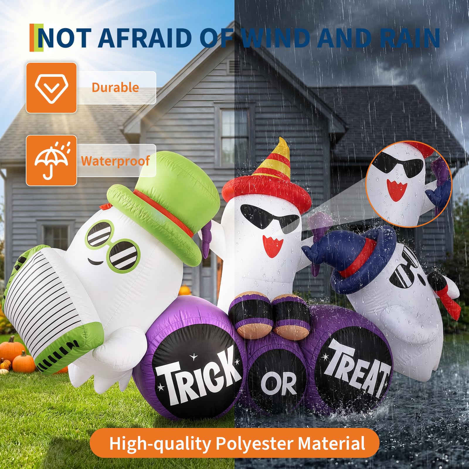 Guirlande d'Halloween gonflabl - Outdoor Lighting Effects avis et prix